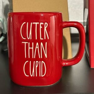 Rae Dunn Red Mug - Cuter Than Cupid